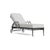 Brown Jordan Calcutta Adjustable Chaise Lounge, Textured Pewter frame with Fusion Dove fabric For Sale - Image 12 of 12