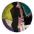 1980s Lois Barton Hand-Painted Figurative Modernist Art Ceramic Decorative Plate For Sale