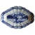 18th Century Chinese Style English Worcester Caughley Blue & White Porcelain Dessert Dish For Sale - Image 11 of 11