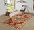 Pasargad Home Vintage Kazak Rust Wool Area Rug, 4' 1'' X 5' 9'' For Sale - Image 4 of 5
