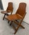 Mid-Century Modern Pair 1940s American Seating Company Wood Folding Chairs Excellent Condition For Sale - Image 3 of 11