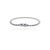 Not Yet Made - Made To Order 18k White Gold 1.39ct Natural Blue Sapphire and Diamond Tennis Bracelet For Sale - Image 5 of 13