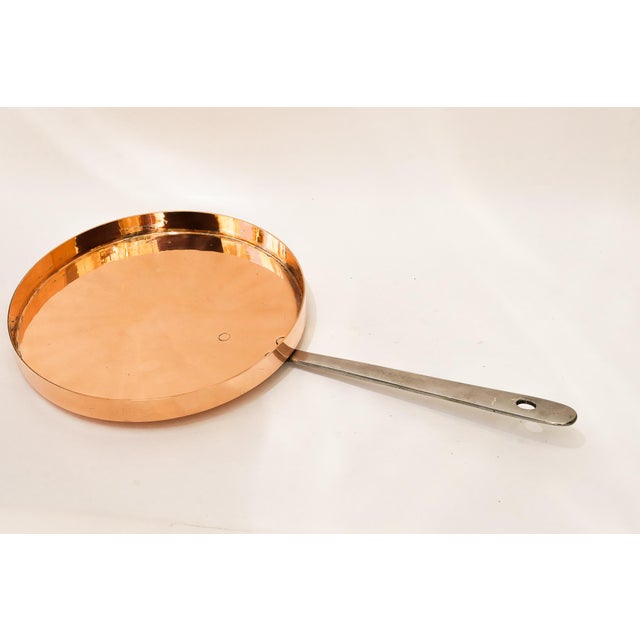 Large Art Deco Copper Pan, Vienna, 1930s For Sale - Image 12 of 12