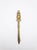 English Vintage Mid-Century Cast Brass Wise Owl Figural Letter Opener For Sale - Image 3 of 5