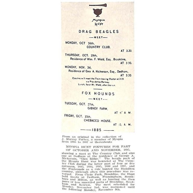 "Early Myopia at Winchester, Hamilton, Dedham, Framingham. Southboro and Milton" 1942 Forbes, Allan For Sale - Image 15 of 15