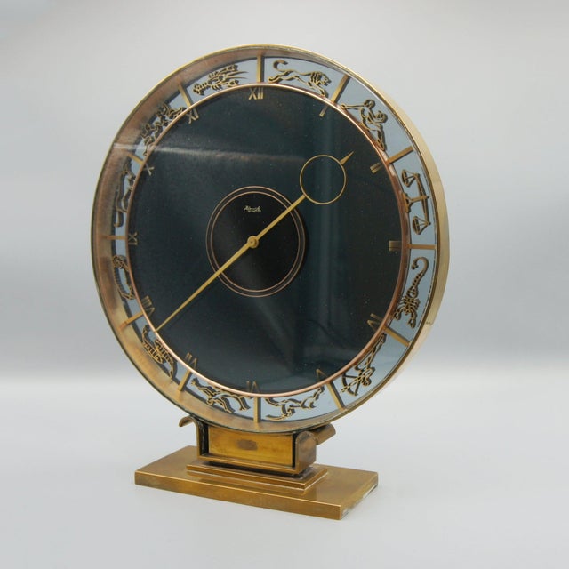 Art Deco Zodiac Clock by Heinrich Möller for Kienzle, 1920s For Sale - Image 6 of 7