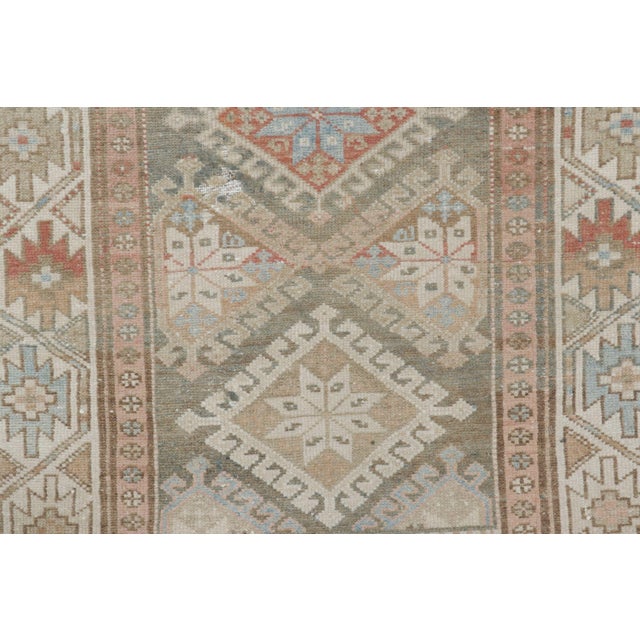 Traditional Vintage Persian Malayer Extra-Long Runner With Geometric Medallions - Rug & Kilim For Sale - Image 3 of 6