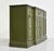 Wood Mid Century Hollywood Regency Sideboard by Mount Airy in Green - Newly Painted For Sale - Image 7 of 16