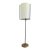 Contemporary Arteriors Boise Floor Lamp Bronze Iron Antique Brass With Drum Shade For Sale