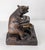 Rustic Early 20th Century German Black Forest Pipe Holder Ashtray With Bear For Sale - Image 3 of 12