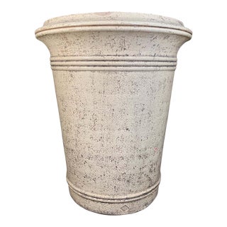 1920s White Terra Cotta Planter For Sale
