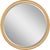 Thomas O'Brien for Visual Comfort Signature Tricia 30" Illuminated Round Mirror in Matte White and Gild For Sale
