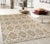 Pasargad Home Modern Silk & Wool Area Rug, 8' 1" X 10' 1", Mocha For Sale - Image 4 of 5