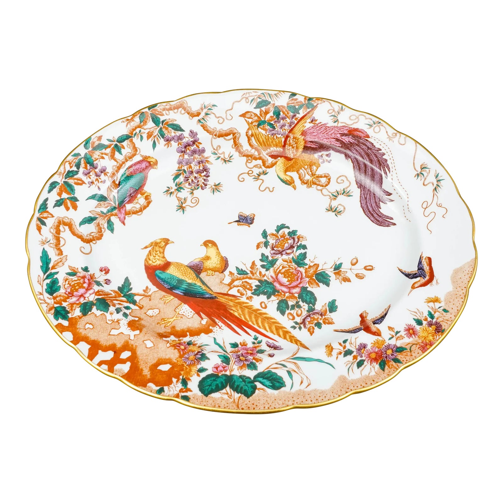 プライド Dynasty Mid 20th Century Royal Crown Derby Olde Avesbury Birds Bone
