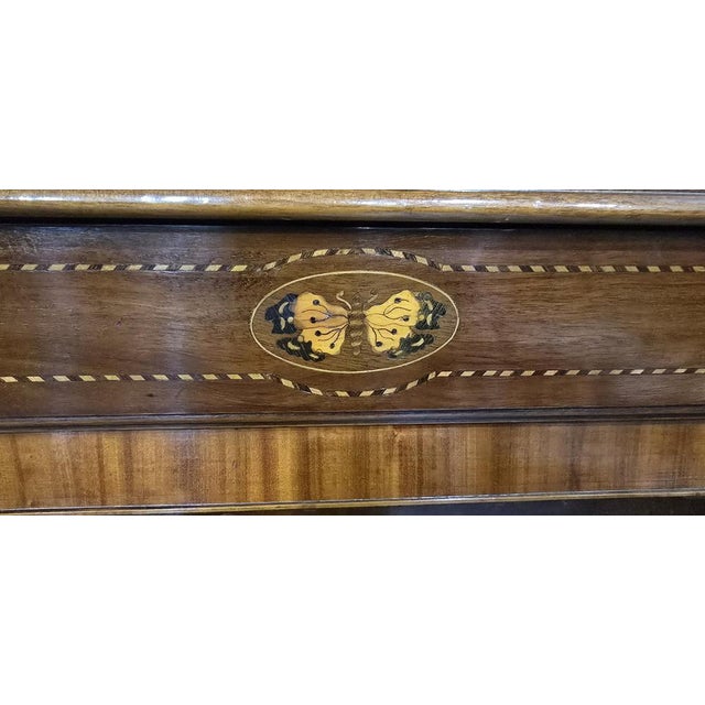 Inlaid Mahogany Cabinet, 1900s For Sale - Image 10 of 15
