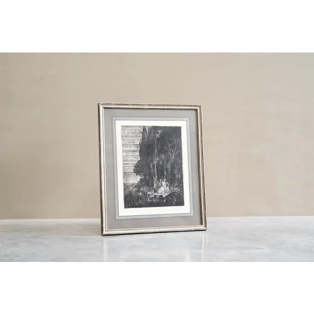 Ernst Fuchs, Forest Idyll in Front of the Sky Wall, 1974, Artist's Proof For Sale - Image 6 of 17