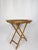 Boho Chic 1950s Bamboo Side Table For Sale - Image 3 of 4