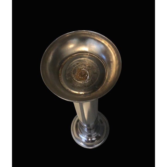 Large Vintage Chrome-Plated Metal Standing Ashtray, 1970s For Sale - Image 7 of 11