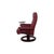 Set of Leather Atlantic Recliner and Ottoman in Red Genuine Leather from Stressless For Sale - Image 16 of 18