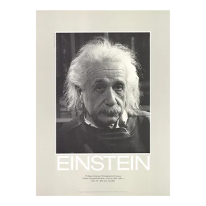 1981 Philippe Halsman 'Einstein' Photography Offset Lithograph