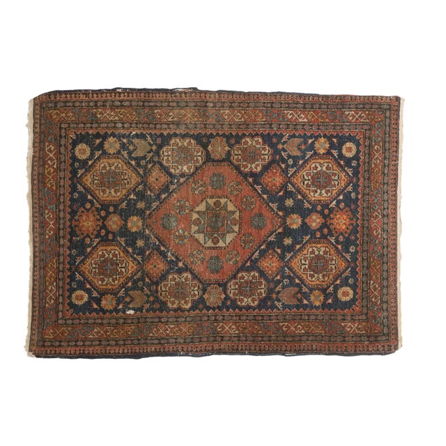 Antique Fine Tehran Rug - 3' X 4'3" For Sale