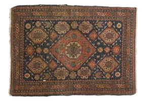 Antique Fine Tehran Rug - 3' X 4'3"