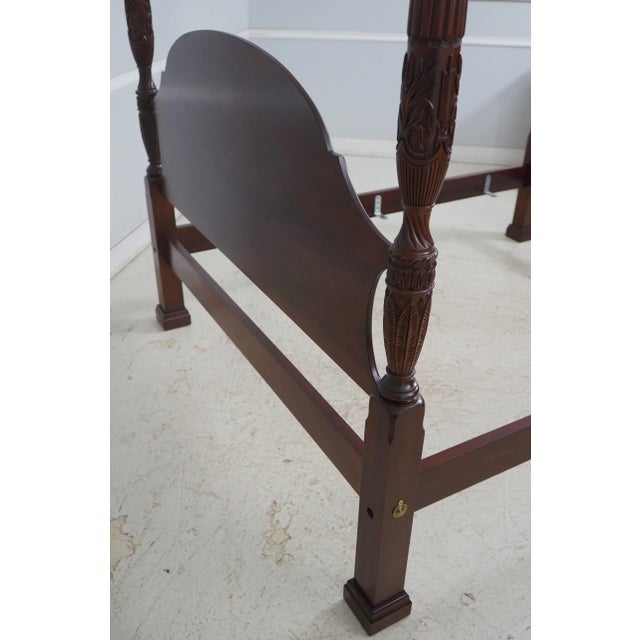 Henkel Harris Mahogany Queen Size Model 151 Poster Bed For Sale - Image 16 of 18