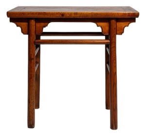 19th Century France Brown Wood Console Table