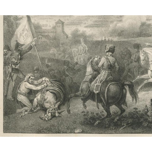 Madou, Battle of Marengo, Desaix Arrives, 1827, Lithograph For Sale - Image 4 of 9