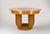 Art Deco Round Dining Table in Bird’s-Eye Maple and Ebonized Glass, 1930s For Sale - Image 3 of 8