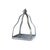 Farmhouse Galvanized Metal Lantern with Open Design (Set of 2) For Sale - Image 3 of 3