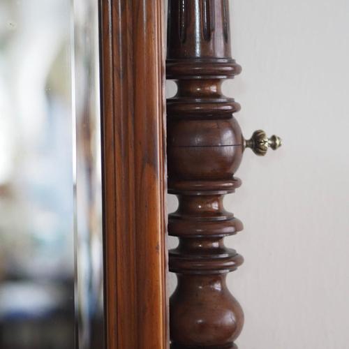 Antique Gründerzeit Mirrored Chest of Drawers with White Marble, 1880s For Sale - Image 4 of 18