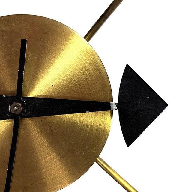 1950s 1950s George Nelson Studio Model 4756 "Steering Wheel" Wall Clock by Howard Miller For Sale - Image 5 of 9