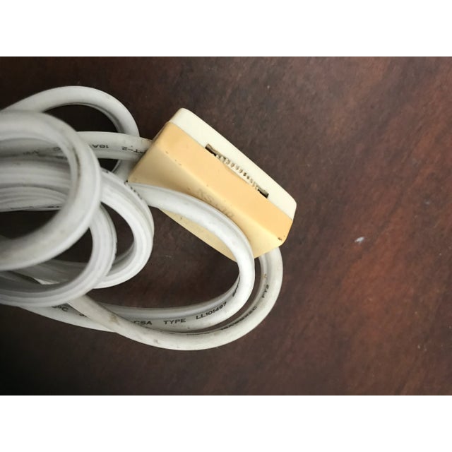 Cream Vintage Floral Multicolor Stained Glass Wall Sconce For Sale - Image 8 of 11