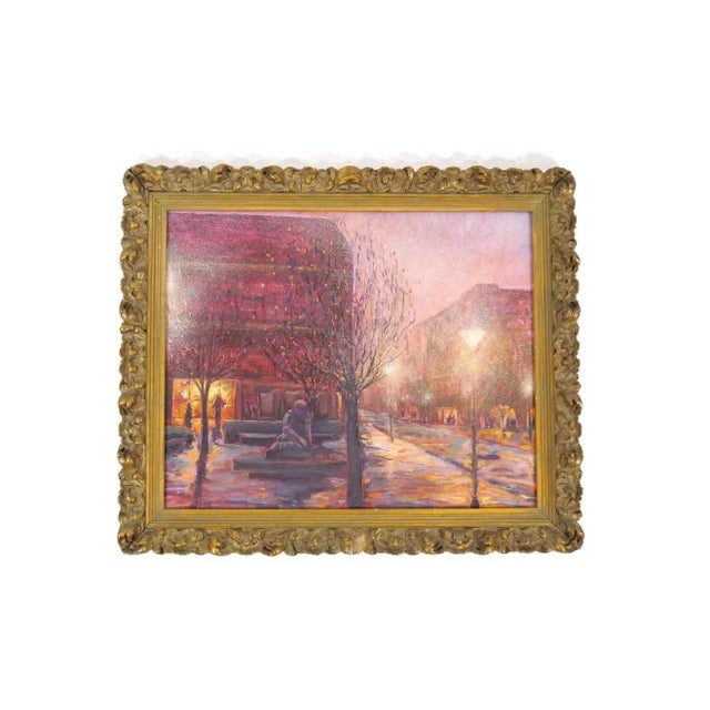19th Century Wood Frame Oil / Canvas Wall Painting For Sale - Image 13 of 13