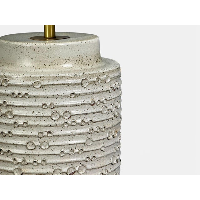1970s David Cressey, Earthtone Glaze Ceramic, Large Table Lamps, Usa, 1970s For Sale - Image 5 of 9