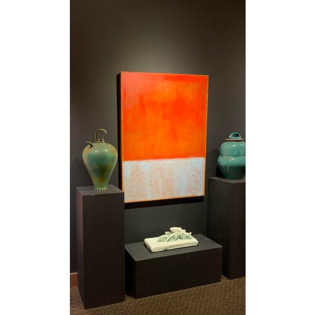 Contemporary "N7" Contemporary Abstract Color Field Oil Painting by Ko Bhamra For Sale - Image 3 of 13