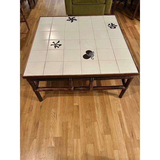 From Ficks Reed, makers of quality furnishings, this coffee table is part of the “Far Horizons” collection designed by...