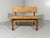 Bench with storage space by Korup Desgn, Denmark (labeled). Solid pine wood with nice details like the wing at the back of...