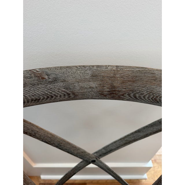 Gray Restoration Hardware Madeleine Rattan Dining Side Chairs With Cushions-Set of 10 For Sale - Image 8 of 12