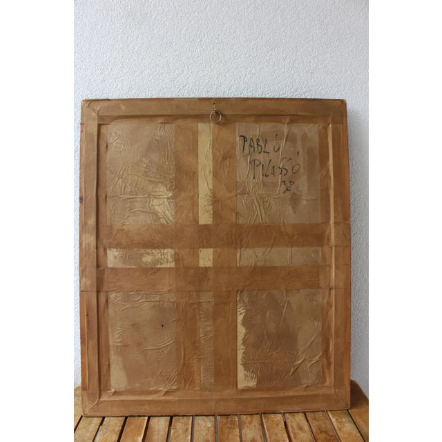 Mid-Century Modern Composition, Oil Painting, 1950s, Framed For Sale - Image 9 of 14