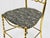 Traditional Mid-Century Chiavari Brass Chair attributed to Giuseppe Gaetano Descalzi, Italy, 1950s For Sale - Image 3 of 16
