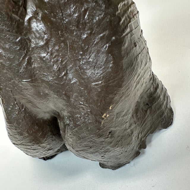 Patrick McKearnan Signed Cold Cast Bronze Female Torso Sculpture 7.5” Modern Figure For Sale - Image 15 of 16