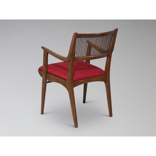 Restored Vintage Drexel Profile Spindle Back Dining Chairs Set of 6 For Sale - Image 12 of 18