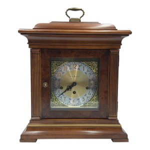 Extra Large Howard Miller Thomas Tompion Mantel Clock 354-523 Windsor Cherry Triple Chime Very Good Condition