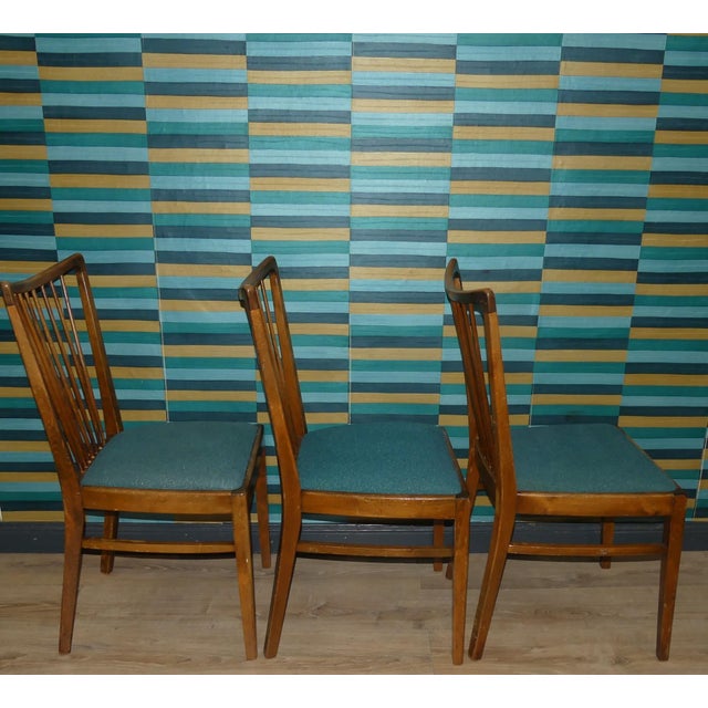 II/56 Spindle Chair Set of Armchairs and Dining Chairs from Musterring, 1956, Set of 5 For Sale - Image 16 of 18
