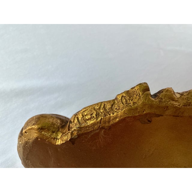 Vintage Mid Century Neoclassical Gold Gilt Wall Bracket, Made in Mexico For Sale - Image 13 of 13