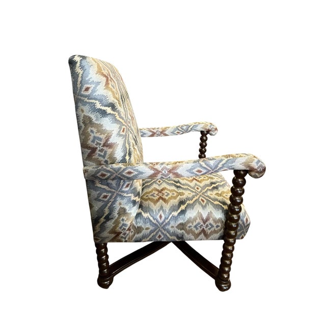 Vintage Spanish Colonial Revival/Monterrey Style Armchair For Sale - Image 4 of 12