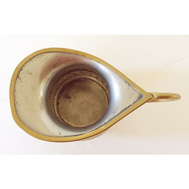 Hand Brass Cream and Sugar Pair Chairish