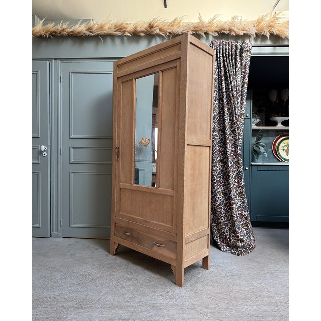 1930s Art Deco Oak Bonnetière, 1930s For Sale - Image 5 of 14